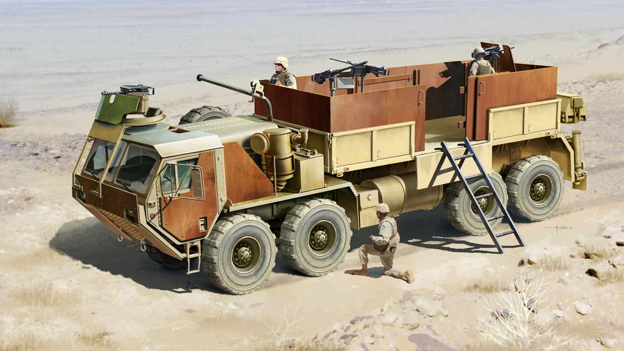 ITALERI - Preview : M985 HEMTT Gun Truck