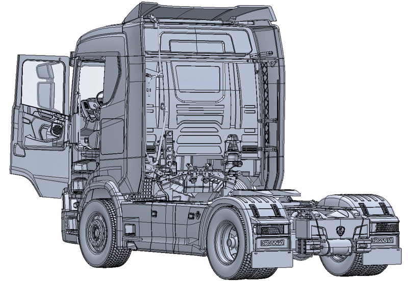 ② Maquette camion scania S 770 — Modélisme
