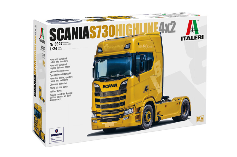 Maquette camion Italeri Scania S730 Highline 4x2 chez Mangatori (Réf.3927)